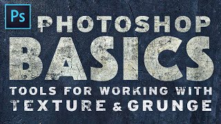 Texture amp Grunge Essentials  Photoshop Tutorial with Free Textures [upl. by Benito]