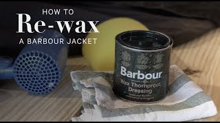 How to Rewax Your Barbour Jacket [upl. by Harhay339]