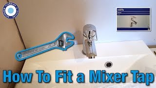 How To Fit Basin Mixer Taps  Change MIxer Taps  Alterna Bristan Valenza Install [upl. by Carmelia]