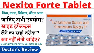 Nexito Forte Tablet Uses Dosage amp Side Effects in Hindi  नेक्सिटो फोर्ट टैबलेट [upl. by Jimmie40]