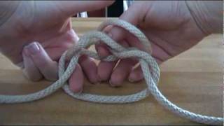 Tying the Fiador Knot for a bosal hackamore [upl. by Free]