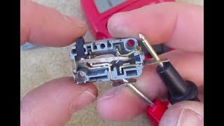 How a Microswitch Works Microwave Oven Door Switch Dish Washer power window [upl. by Kassaraba588]