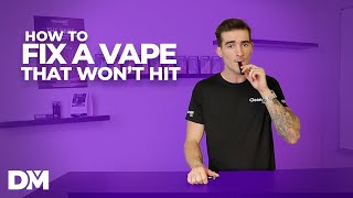 How To Fix A Disposable Vape That Wont Hit  Distromike [upl. by Nirrej993]