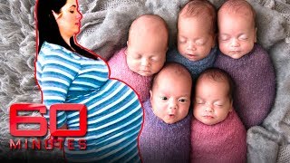 Surprised by Five Naturally conceived quintuplets  60 Minutes Australia [upl. by Marrilee]