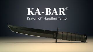 KABAR 1245 Tanto FightingUtility Knife [upl. by Nwahsor]