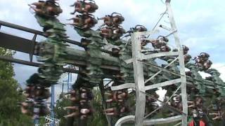 Raptor offride HD Gardaland Italy [upl. by Norel959]