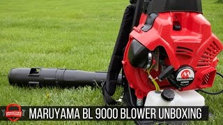 Maruyama BL9000 1000 CFM Leaf Blower  Unboxing  First Impressions [upl. by Dodie]