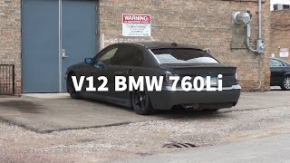 FULLY STRAIGHT PIPED V12 BMW 760Li [upl. by Rickert166]