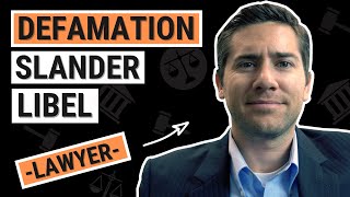 Defamation Slander amp Libel Explained by an Employment Lawyer [upl. by Kaila981]