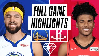 WARRIORS at ROCKETS  FULL GAME HIGHLIGHTS  January 31 2022 [upl. by Siwel]