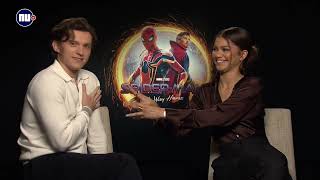 Tom Holland and Zendaya interview [upl. by Aener311]