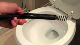 How to Snake a Toilet Clear a Toilet Clog  So Easy [upl. by Stilu]