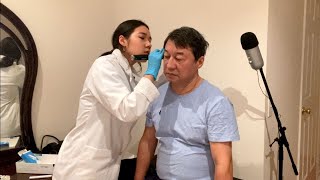 ASMR Real Person Ear Exam amp Hearing Test Medical Roleplay with Gloves amp Otoscope Soft Spoken [upl. by Doowyah264]