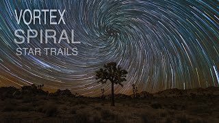 Vortex Spiral Star Trail Tutorial using LRTimelapse 4 LR and Starstax [upl. by Asikal]