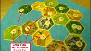 Settlers of Catan Two Player DETAILED Description [upl. by Publias807]