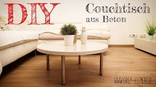 Einen Couchtisch selber machen  Betonmöbel  concrete table  DIY [upl. by Snell165]