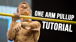 One Arm Pullup Tutorial  Einarmiger Klimmzug lernen fullHD [upl. by Aguie881]