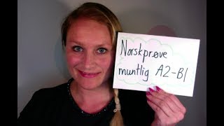 Video 368 Norskprøve muntlig A2B1 [upl. by Kirbee]