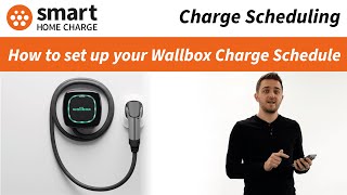 Wallbox Pulsar Plus basic tutorial  how to set up a charge schedule for your EV [upl. by Aihsekel]