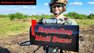 BlowingUp Mailboxes with Cricket Bomb Pipebomb Grenade Dynamite amp TNT [upl. by Arorua338]