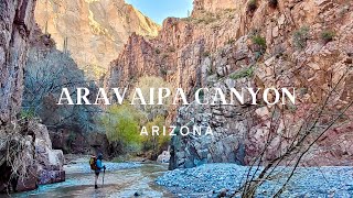 Winter Backpacking Aravaipa Canyon [upl. by Lalad]