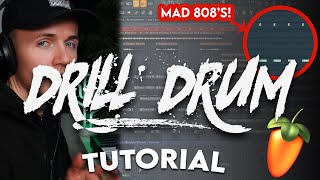 UK DRILL DRUM SECRETS How To Make UK Drill Drums  FL Studio [upl. by Kenleigh908]