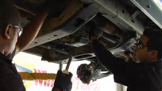 Chevy Truck Removing Torsion Bars [upl. by Etnod362]