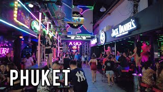 🇹🇭 Phuket Nightlife 4K Thailand Patong Night Walking Tour 2024 [upl. by Yenahpets]