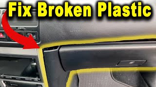 How To Repair Broken Plastic Car Parts [upl. by Aihsad]