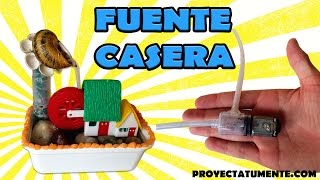 Construye tu Propia Fuente de Agua Decorativa Casera [upl. by Olethea187]