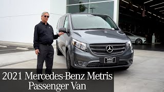 2021 MercedesBenz Metris Passenger Van Review  Walkaround [upl. by Acceb680]