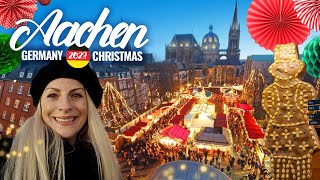 Aachen Germany  Christmas Markets  Christmas 2023  Full Tour [upl. by Norha115]