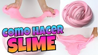 DIY  Como Hacer SLIME  FÁCIL Y SIN BÓRAX  NatyGloss [upl. by Lillie]