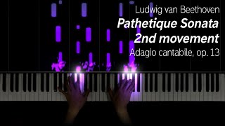 Beethoven  Pathetique Sonata 2nd movement [upl. by Lochner]