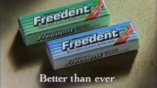 Freedent Gum Commercial 1995 [upl. by Thacher]