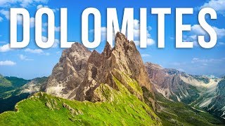 Dolomites Italy  Hiking and Biking through Unesco Mountains [upl. by Marlen331]