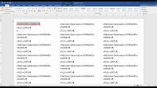 Word Etiketten im Seriendruck [upl. by Nador789]
