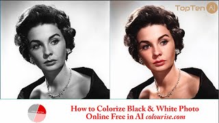 How to Colorize Black and White Photo Online Free in AI Image Colourizer 😍 2021 [upl. by Rento566]