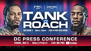 Gervonta Davis vs Lamont Roach WASHINGTON DC PRESS CONFERENCE  TankRoach [upl. by Judi]