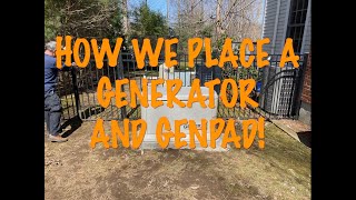 How we place a Generac Generator with Genpad [upl. by Adnawat]