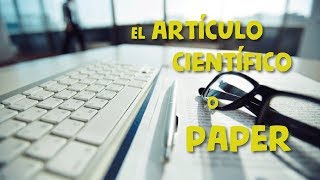 ARTÍCULO CIENTÍFICO  PAPER ACADÉMICO [upl. by Garrot]