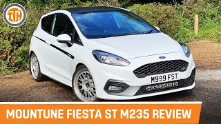 Mountune m235 tuned Fiesta ST Mk8 FULL REVIEW with exhaust [upl. by Nairdad138]