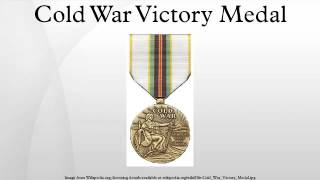 Cold War Victory Medal [upl. by Bender]