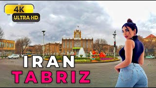 Tabriz City Walking Tour 4k  Iran 2022 [upl. by Oringas]