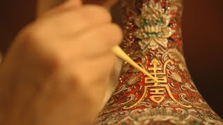 Chinese Arts and Crafts The everlasting beauty of the cloisonne [upl. by Eahsram]