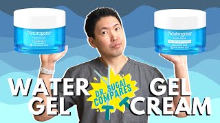 Dr Sugai Compares Neutrogena Hydro Boost Water Gel vs GelCream [upl. by Noitsirhc]