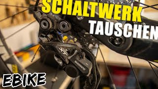 Schaltung am Fahrrad wechselntauschen EBIKE [upl. by Eninnej]