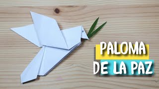 PALOMA DE LA PAZ DE ORIGAMI [upl. by Ellives]