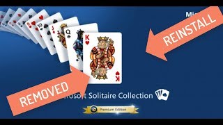 How do I reinstall Microsoft Solitaire Collection [upl. by Gnidleif]