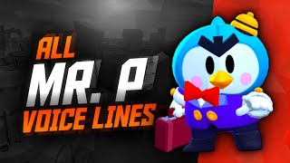 MR P Voice Lines  Brawl Stars [upl. by Hanforrd962]